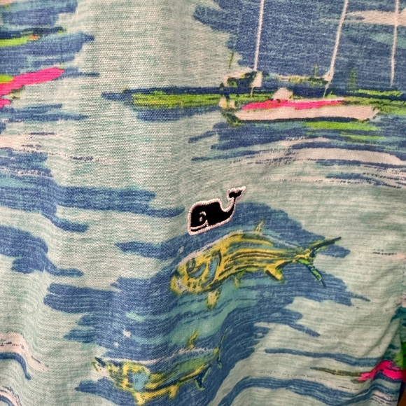 Men’s XS Vineyard Vine Button Up Polo Shirt - Picture 4 of 4